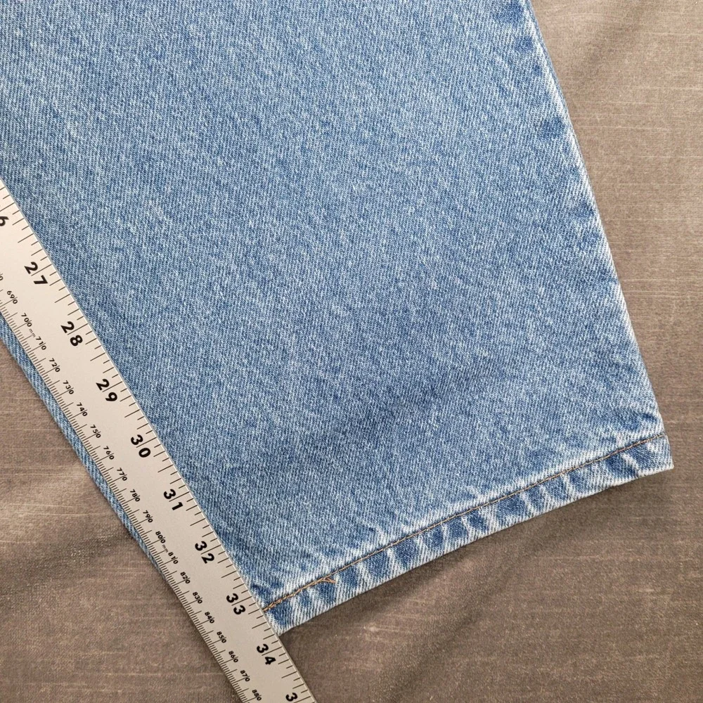 Carhartt B17-STW Relaxed Fit Tapered Leg Jeans Mens Actual Sz‎ 38x34 Blue Denim